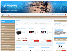 Tablet Screenshot of cyklodoplnky.sk